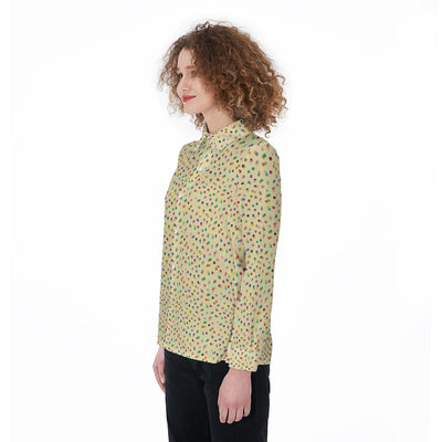 Retro 60's 70's Sprinkle Dots Women's Shirt