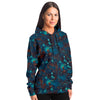 Blue Sky Galaxy Stars Space Abstract Clouds Print Unisex Pullover Hoodie - kayzers