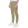 Urban Retro Colorful Stripes Lines Geometric Print Men's Sweatpants