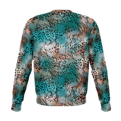 Colorful leopard Snake Print Sweatshirt