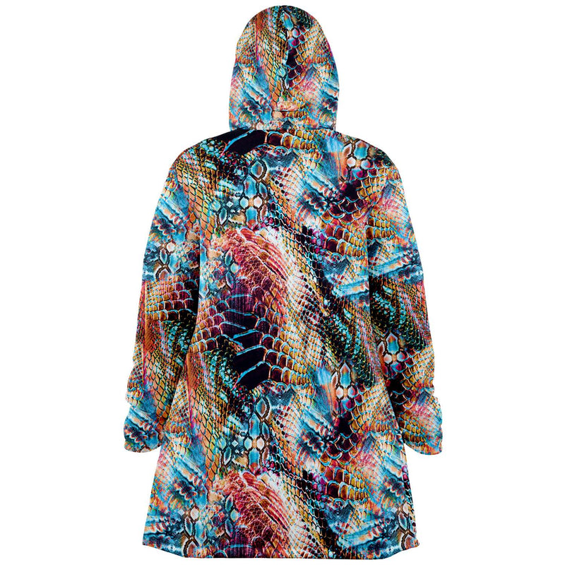 Colorful Abstract Art Animal Print Fleece Cloak