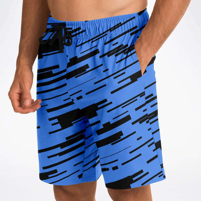 Geometric Stripes Print Fashion Shorts - kayzers