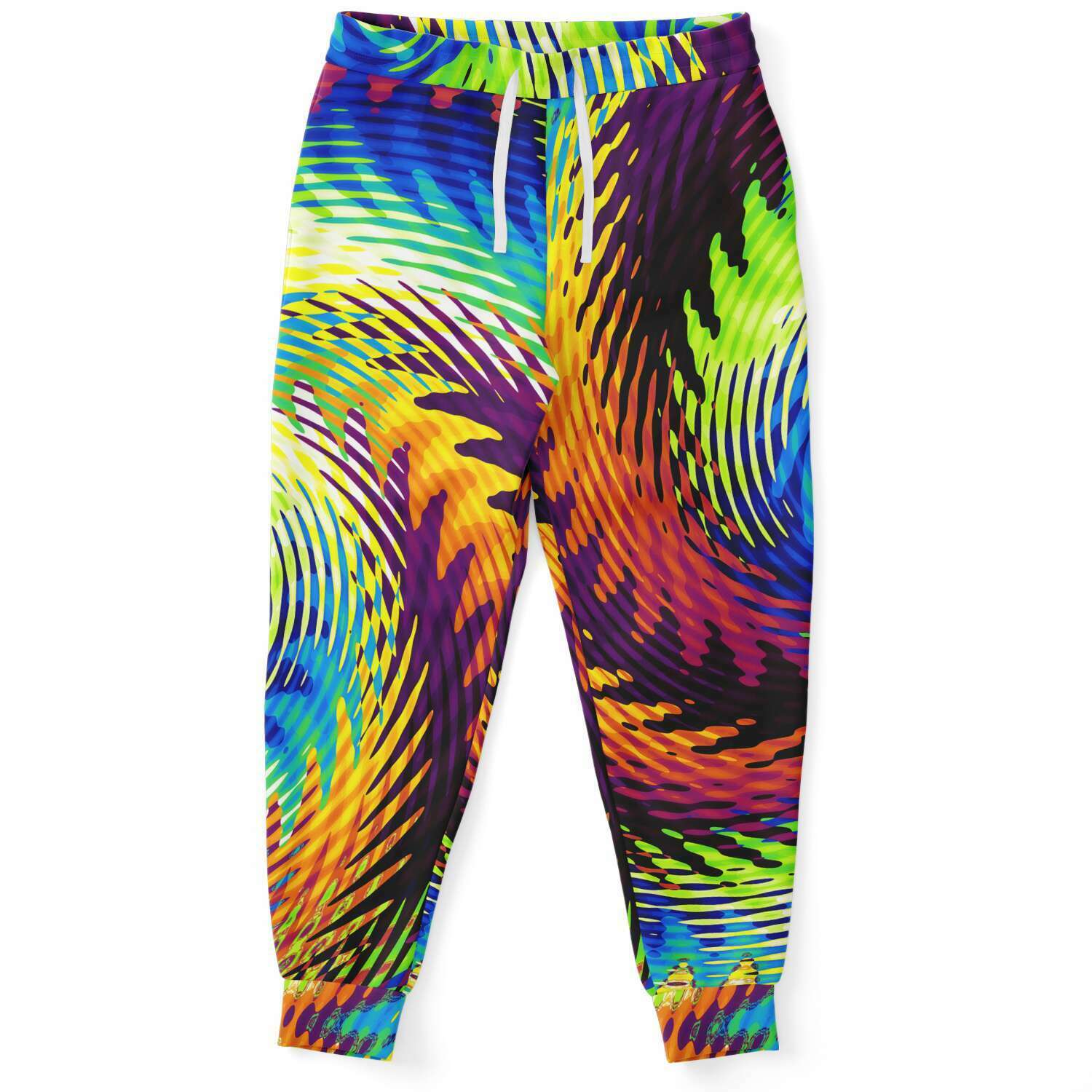 Cool Vibes Paint Splash Abstract Summer Beach Waves Psychedelic Unisex Joggers - kayzers