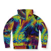 Sporty Abstract Paint Liquid Ripple Waves Texture Graphic Psychedelic Pullover Hoodie - kayzers