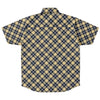 Black Yellow Check Plaid Pattern Shirt - kayzers