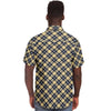Black Yellow Check Plaid Pattern Shirt - kayzers