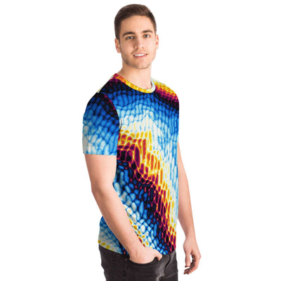 Colorful Abstract Marble Pattern Psychedelic Trippy Dmt Lsd Edm Liquid Beach Unisex Tshirt - kayzers