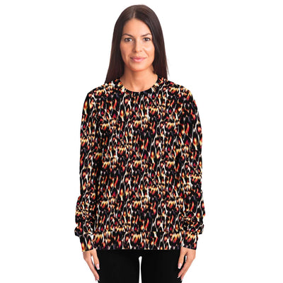 Animal Print Sweatshirt, Leopard Print Sweatshirt