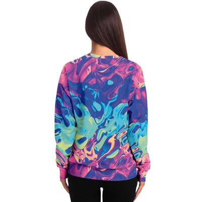 Colorful Holographic Iridescent Sweatshirt - kayzers
