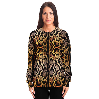 Natural Leopard Animal Print Sweatshirt