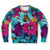 Floral Butterfly Print Unisex Sweatshirt - kayzers