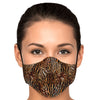Tiger Animal Print Adult Youth Kids Adjustable Face Mask With Filter - kayzers