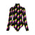 Flash Lightning Popsicle Print Women's Turtleneck Long Sleeve Bodysuit