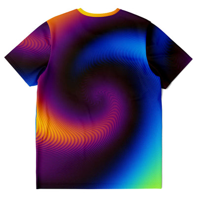 Galaxy Spiral Illusion Psychedelic Trippy Dmt Fractals Men Women T-shirt - kayzers