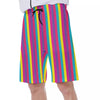 Mosaic Stripes Summer T-shirt And Beach Shorts Set, Summer Men's Set, Matching Set - kayzers
