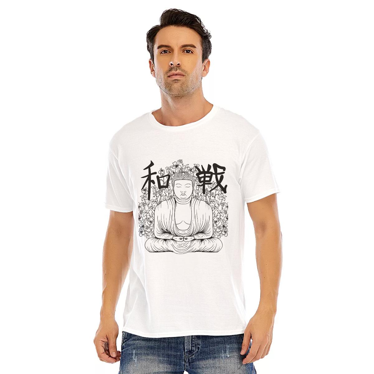 Meditating Buddha Unisex O-neck T-shirt | Cotton