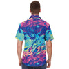 Colorful Holographic Iridescent Buttoned Down Shirt - kayzers