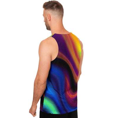 Psychedelic Liquid Waves Abstract Alien Dmt Lsd Tank Top - kayzers