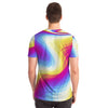 Pink Yellow Hues Abstract Summer Waves Psychedelic Beach Light Summer Ocean Cool Unisex T-shirt - kayzers