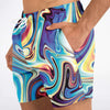 Liquid Matching Women's Swimsuit and Men's Swim Trunks Set, Matching Swimming Sets, Matching Beach Set, Swimsuit And Shorts Sets - kayzers