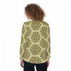 Retro 60's 70's Hipster Geometric Pattern Women's Shirt