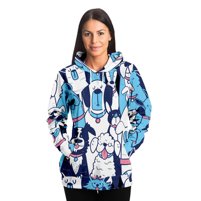 Funny Dogs Pattern Pullover Hoodie - kayzers