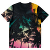 Beach Tropical Palm Trees Sunset Summer Unisex T-shirt - kayzers