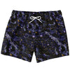 Quick Dry Blue Blaze Galaxy Space Clouds Stars Print Swim Trunks, Surf Shorts, Swimming Shorts - kayzers