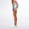 Pop Art Cupcakes Unicorn Print Women's Bike Shorts - kayzers