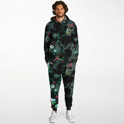 Abstract Art Nostalgia Past Memories Beach Painting Unisex Matching Hoodie And Joggers Set - kayzers