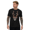 Reindeer Head Men's Short Sleeve T-shirt - kayzers