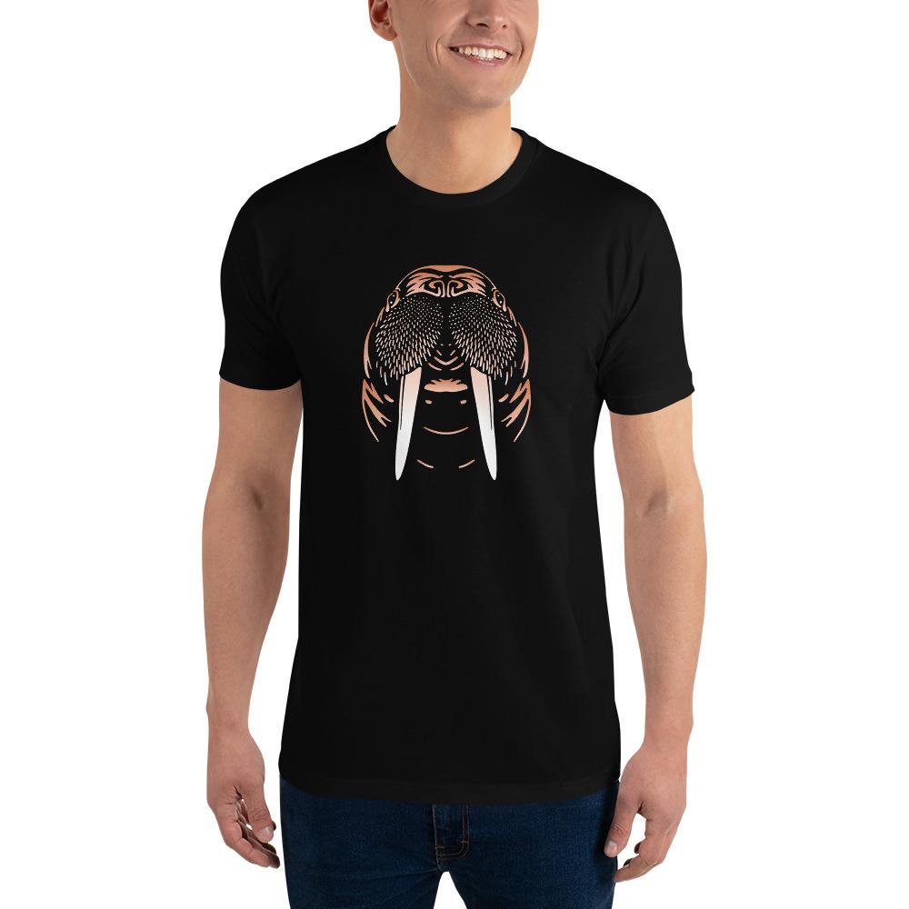 Arctic Walrus Head Short Sleeve Men's Fitted T-shirt - kayzers