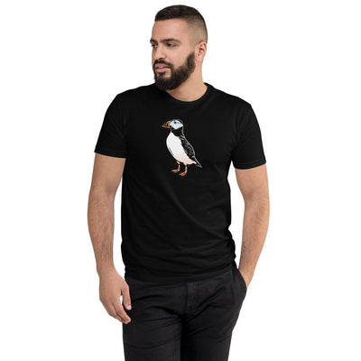 Puffin Bird Short Sleeve Men's Fitted T-shirt - kayzers