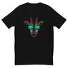Giraffe Sunglasses Short Sleeve Men's Fitted T-shirt - kayzers