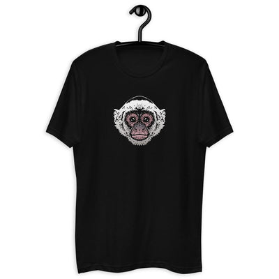 Capuchin Monkey Short Sleeve Men's Fitted T-shirt - kayzers