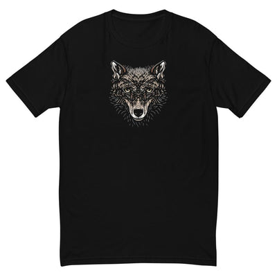 Wolf Short Sleeve Men's Fitted T-shirt - kayzers