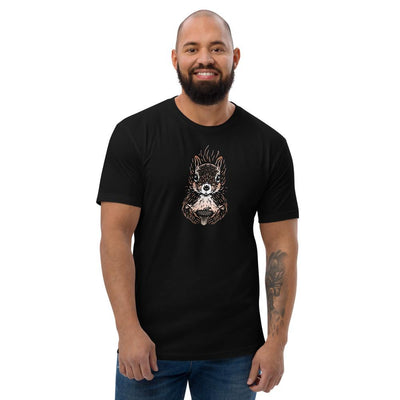 Squirrel Short Sleeve Men's Fitted T-shirt - kayzers
