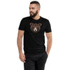 Bear Short Sleeve Men's Fitted T-shirt - kayzers