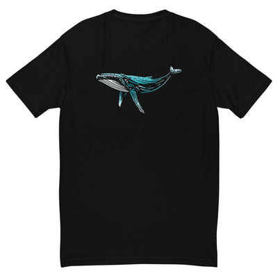 Humpback Whale Short Sleeve Men's Fitted T-shirt - kayzers