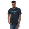 Humpback Whale Short Sleeve Men's Fitted T-shirt - kayzers