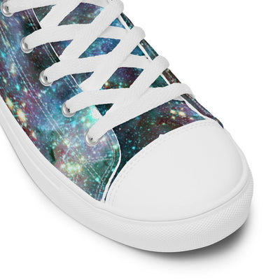 Aurora Galaxy Men’s high top canvas shoes - kayzers