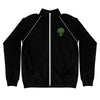 Alien Head Embroidered Piped Fleece Jacket