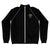 Alien Head Embroidered Piped Fleece Jacket