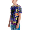 Psychedelic Funky Design Blue Camo T-Shirt