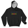 Trance Dance Repeat Sound Wave Champion Hoodie