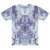 Abstract Spiral Marble Holographic T-shirt For Men