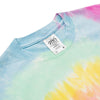 Broken Skateboard Embroidered Rainbow Oversized tie-dye t-shirt - kayzers