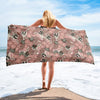 Floral Paisley Print Beach Towel - kayzers