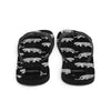 Animal Tiger Print Black Flip-Flops Slippers