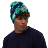 Video Game Embroidered Tie-dye beanie - kayzers